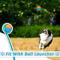 6Pcs Squeaky Dog Balls, Dog Toys Balls for Training, Tough Ball Toys for Dogs, Fit with Dog Ball Launcher, High Bouncy Dog Ball for Interactive Playing, Puppy Pet Chew Balls Teething Balls 2.5in