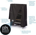 Prevue Pet Products Extra Large Bird Cage Cover - Good Night Cage Cover, Bird Accessories, Blocks Light, Breathable Nylon Fabric, Fits a Variety of Cage Sizes - Black, Size Large