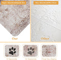 Dog Food Mat for Floors Waterproof Quick Dry Pet Placemat Cat Feeding Bowls Mats for Food and Water, Eco-Friendly Dog Ac