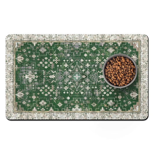 Pet Food Mats for Floor, Absorbent Dog Mat for Food and Water Dispenser Mat, Dog Food Mat Quick Dry Cat Food Mat Pet Supplies