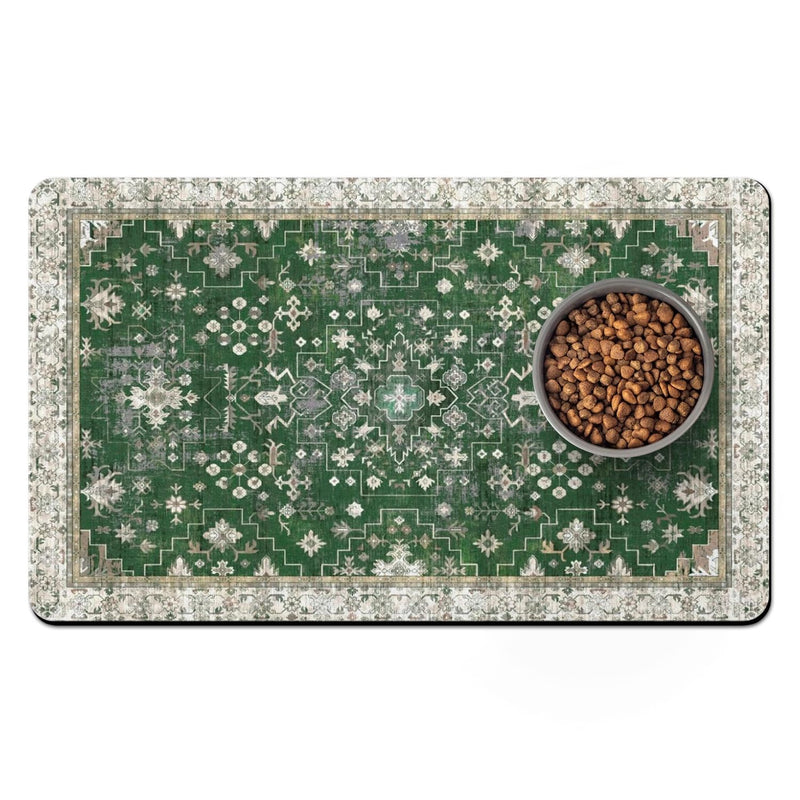 Pet Food Mats for Floor, Absorbent Dog Mat for Food and Water Dispenser Mat, Dog Food Mat Quick Dry Cat Food Mat Pet Supplies
