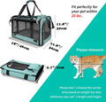 GAPZER Small Dog Carrier Yorkshire Puppy Softshell Chihuahua Transport Cage