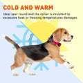 Dogline Biothane Waterproof Dog Collar with Quick Release Buckle Strong Coated Nylon Webbing with Odor- Proof for Easy C