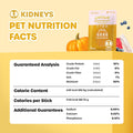Choolip Squeeze Vita Stick Lickable Cat and Dog Treats, 7-Count Kidney Support, Tuna and Pollack with Pumpkin, Blueberry and Omega-3, Grain-Free, Vet-Formulated