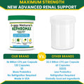 NEPHROMAX™ Synbiotic Capsules for Kidney Support for Dogs & Cats - 36 Billion CFU-Advanced Next-Generation Enteric detoxifying Blend of Pre & Probiotics Kidney Support U.S.A (120 Small Capsules)