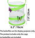 Insect Garden Habitat Foldable Washable and Reusable Butterfly Cage 6.3" x 7.9" Tall