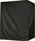 Black 600D Oxford Fabric Bird Cage Cover, 33L x 23W x 41H Inch Weatherproof Parrot Cage Cover, Full Coverage Dustproof S
