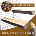 5Pcs Natural Wooden Bird Perch Set – Parrot Perch Toys, Bird Cage Perches, Cage Accessories for Budgies, Cockatiels, Lovebirds, Finches, and Other Small to Medium Birds