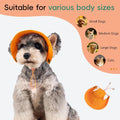 Tie-Dye Dog Baseball Hat with Ear Holes, Adjustable Summer Sun Cap for Pets