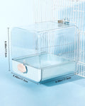 Hanging Bird Bath for Cage, 3 in 1 Multifunction Bird Bath/Bowl/House, Bird Cage Accessories Suitable for Small to Mediu