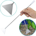 15in Aquascaping Tools, 4 in 1 Long Aquarium Tweezers Scissors Spatula, Stainless Steel Aquatic Plants Aquascaping Tools