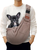 Dog Cats Pet Carrier Pouch Sling Reversible Hand-Free Bag 5–12lbs