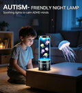 Jellyfish Lamp with Bluetooth Speaker, White Noise Machine, 17-Color Light