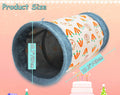 Guinea-Pig Rabbit Tunnel-Tube Toys - Bunny Hamster Hideout Small Animal Activity Tunnels Hideaway Accessoies for Dwarf R