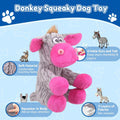 loncoldy Plush Chew Toys for Large Dogs, Tough Crinkle Stuffed Animal Squeaky Interactive Toys for Small Medium Large Dogs, Keep Them Busy, Big Pet Toys