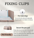 Dog Litter Box with High Walls,Pee Pad Holder Tray for Dog Potty