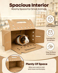 12 Pack Cardboard Pet Carrier, Cardboard Pet Carriers for Small Animals, Disposable Cardboard Pet Carrier for Chicks,Bir