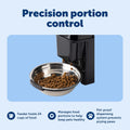 PetSafe Automatic Cat Feeder - Healthy Pet Simply Feed - Automatic Pet Feeder for Cats & Dogs - Timed Pet Feeder with Programmable Portion Control - Holds 24 Cups of Dry or Semi-Moist Dog or Cat Food