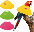 3Pcs Bird Collar Cone Protective Recovery Yellow/Green/Pink XL