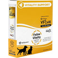 VFcare Feline Vitality Cat Supplement – Lickable Paste for Cat Immune Support & Cat Skin Allergy Relief – Daily Multi-Vitamin with Omega 3, Biotin, Prebiotics, Mac, Taurine – 30 Sachets