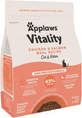 Applaws Vitality Chicken & Salmon Grain Free Dry Cat Food 5 lb Bag