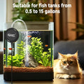 hygger MINI 1.5W Fish Bowl Aqaurium Silent Air Pump with Accessories, Oxygen Aerator Kit for Fish Tank 0.5-12 Gallon Fis