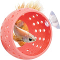 Fhiny Betta Tunnel, Aquarium Betta Fish Hideout with Suction Cup Fish Tank Tunnel Shrimp Cave Aquarium Decor Fish Tank A