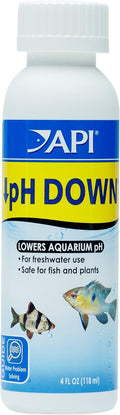 API pH DOWN Freshwater Aquarium Water pH Reducing Solution 4-Ounce Bottle