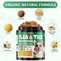 Cudory Flea and Tick Prevention for Dogs Chewables, 200 Soft Chews