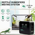 MECESOR Automatic Reptile Mister for Reptile Tank Smart Reptiles Mister System with Timer 360° Nozzles,Slient Terrarium 