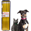 TabBand Max Premium Pet ID Collars - 20 Inch - 500 Count - Yellow - Waterproof, Writable, Tear-Resistant Identification Bands with Easy Release for Vets, Shelters, and Boarding Facilities.