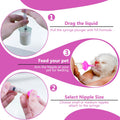 Pet Feeding Nipple with Syringe, Soft Silicone Nursing Pet Feeding Bottle, Ventilation Valve Resistant Tearing for Puppi