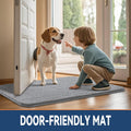 Smiry Dog Door Mat for Muddy Paws 30x20, Absorbent Low-Profile Doormats