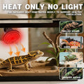 50W Reptile Heat Lamp(2-Pack) Ceramic Heat Emitter- Non-Light Emitting, 24/7 Safe Heating for Terrariums, Brooders & Inc