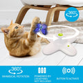 AFP Interactive Cat Toy, Butter-Fly Interactive for Indoor Cats, Flutter Bug Cat Toys, Flutter Rotating Kitten Toys with