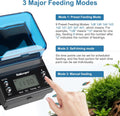 fishkeeper Automatic Fish Feeder Rechargeable, 3 Feeding Modes USB