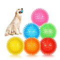 petizer 6 Pack 2.5” Squeaky Dog Toy Balls, Floating Dogs Pool Balls, Spiky Dog Balls, Durable Interactive Fetch Toys for Puppy, Dog Chew Toys for Teething (2.5", Small Dog)