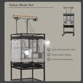 51" Small Bird Cage with Stand,Parakeet Cage, Parrot cage with Parakeet Toys, Bird Cage Accessories for Lovebirds Cockatiel Conure Finch Canary Budgie