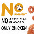 PAWUP Chicken Rings Dog Treats, Soft Chicken Jerky, Easy to Eat, High Protein Low Fat Daily Treats for Small Medium Large Dogs, 12.5 oz