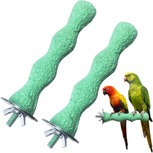 Bird Beak Grinding Stone & Nail Trimmer for Parrots, Anti-Slip Claw Grinder