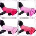 4PCS Dog Dresses Pink XXL Solid Color Sleeveless Skirt Dog Sundress