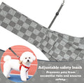 Dog Sling Carrier for Small Dogs and Cats 5–16 lbs, Puppy Carrier Sling with Safety Hook and Storage Pocket, Hands Free 
