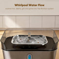 No Spill Dog Water Fountain Stainless Steel, Large 8L/2.1Gal Ultra Quiet