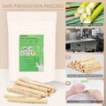 Bissap 700g/1.5Ib Sweet Bamboo Chew Sticks for Rabbits, Bunny Chewing Sticks for Rabbits Hamster Chinchilla Guinea Pigs 