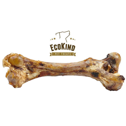 EcoKind Dog Bone Giant Femur Bone for Dogs | 1 Bone | Long Lasting Mammoth Dog Bones for Aggressive Chewers, Rawhide Free Healthy Dog Treat, Large Bones, Digestible Dog Chews & USDA Certified