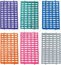 Saguaro Acres Rabbit and Small Animal Cage Resting Mat for Wire Floored Cages - Pack of 6 (Pink, Blue, Teal, Purple, Gre