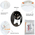 ChoChoCho NASA Raincoats, Reflective Rain Jacket Waterproof, Dog Costume, Cat Puppy Stylish Streetwear Outfit for Dogs (