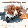 Anti Slip Dog Socks to Prevent Licking Paws, Dog Shoes for Hot/Cold Pavement, Dog Boots on Hardwood Floors, Traction Con