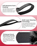 WANFIRE Hands Free Dog Leash, 5.1-8.9Ft Crossbody Long Leash, Waist Dog Belt for Small & Medium Dogs, City Walking & Running Outdoor Hiking &Travel etc. (Black)