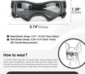 LESYPET Dog Goggles for Extra Small Breed UV Protection Windproof Chihuahua Goggles Doggy Sunglasses with Adjustable Str